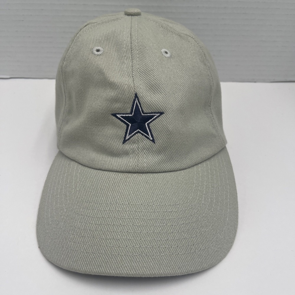 Vintage Dallas Cowboys NFL Hat Cap Strap Back Khaki New